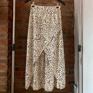 BEACHGOLD HIGH WAISTED LEOPARD SKIRT